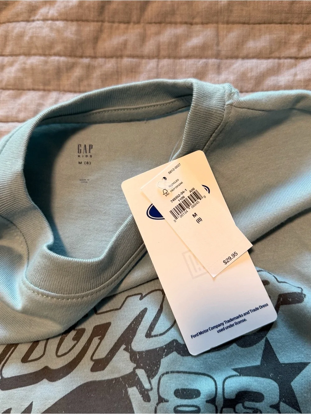 NWT GAP Light Blue Ford Bronco Graphic Tee